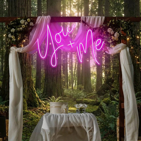 You And Me Led Neon Sign Light