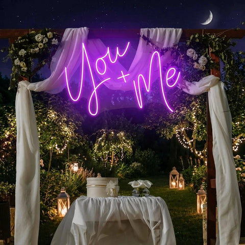 You And Me Led Neon Sign Light