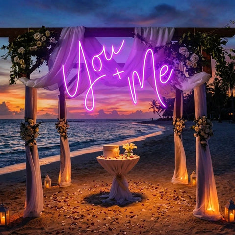 You And Me Led Neon Sign Light