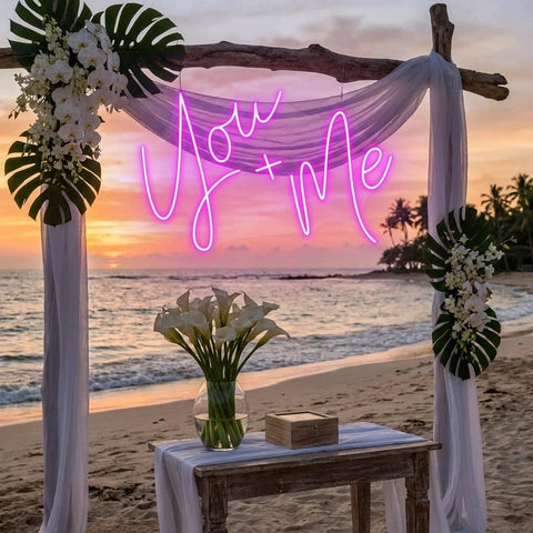 You And Me Led Neon Sign Light