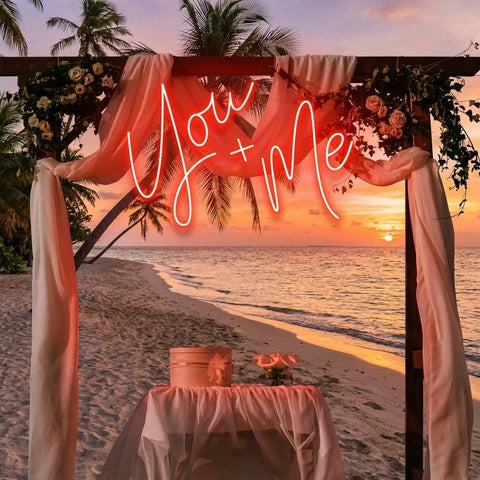 You And Me Led Neon Sign Light