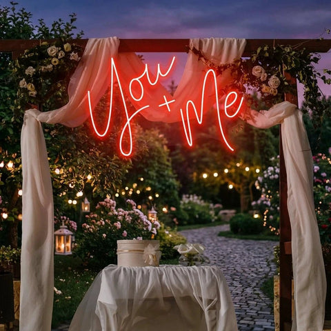 You And Me Led Neon Sign Light