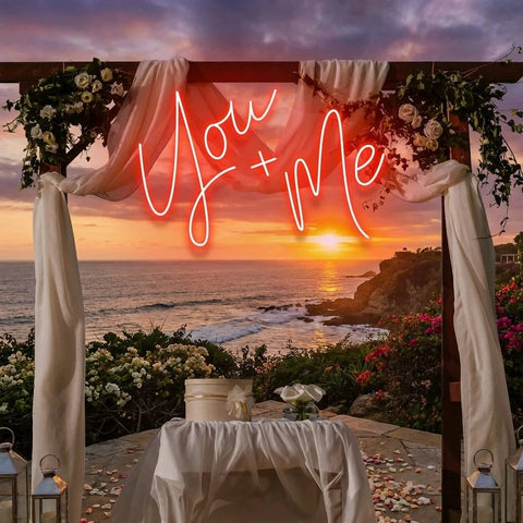 You And Me Led Neon Sign Light