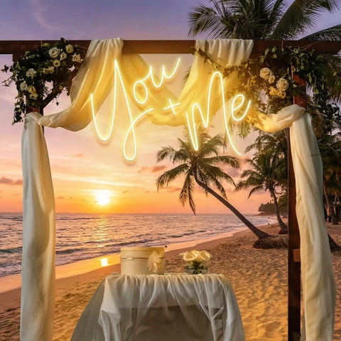 You And Me Led Neon Sign Light