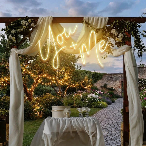 You And Me Led Neon Sign Light