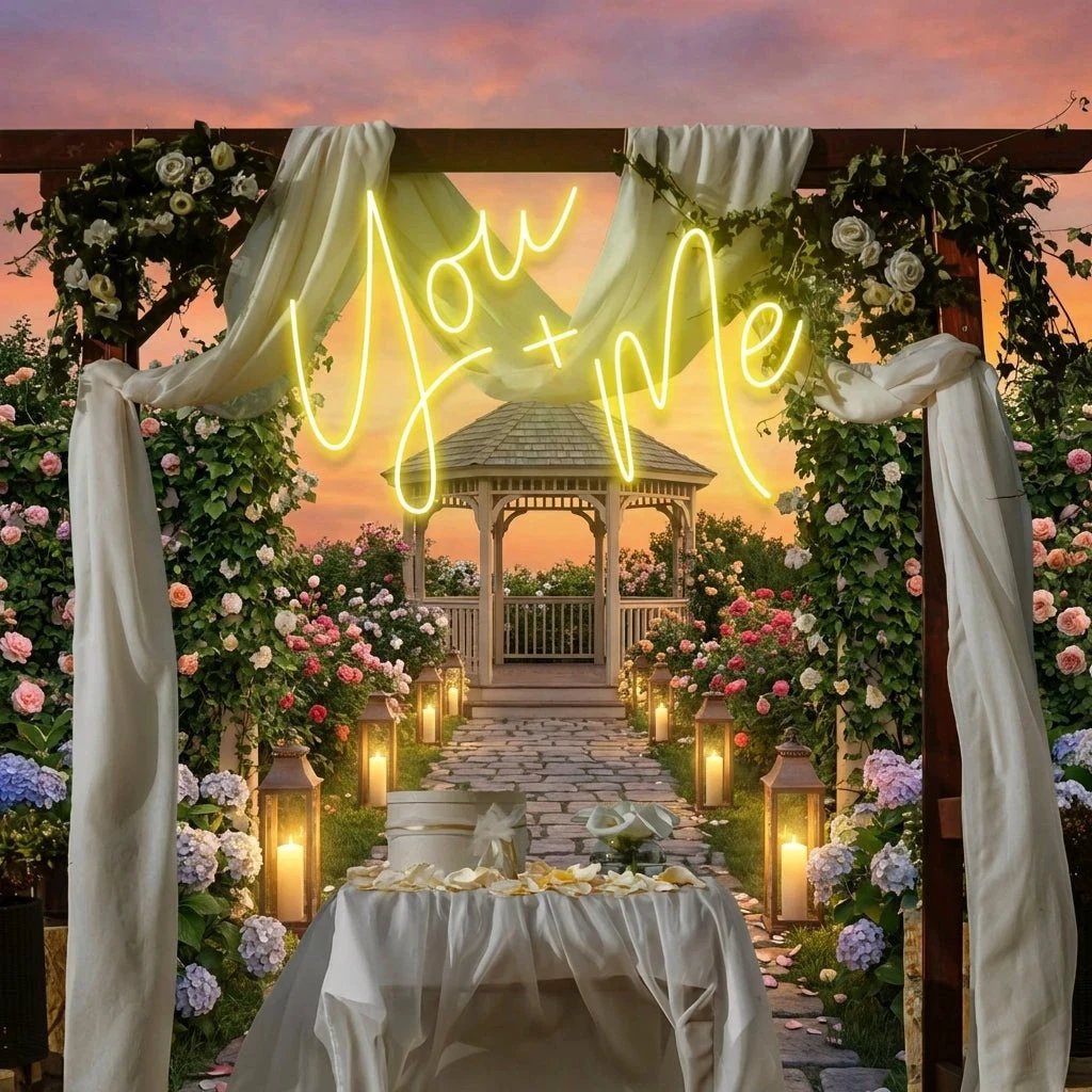 You And Me Led Neon Sign Light