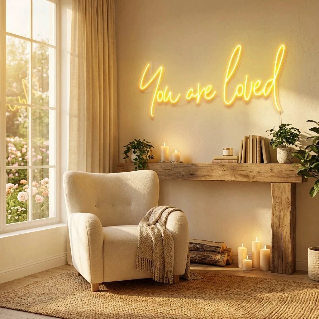 You Are Loved Led Neon Sign Light