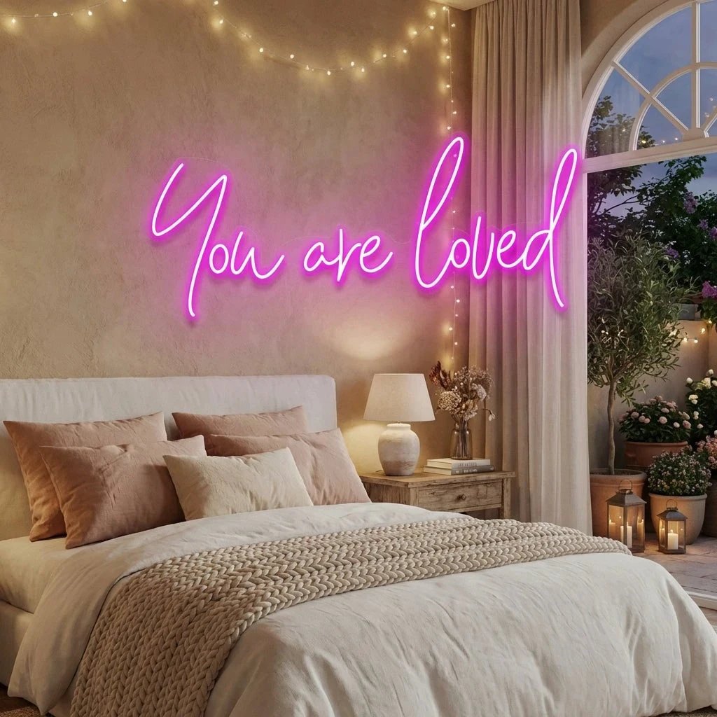 You Are Loved Led Neon Sign Light