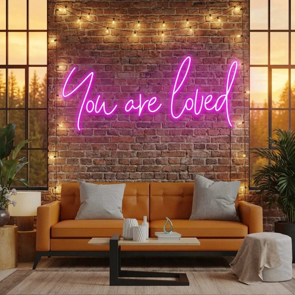 You Are Loved Led Neon Sign Light
