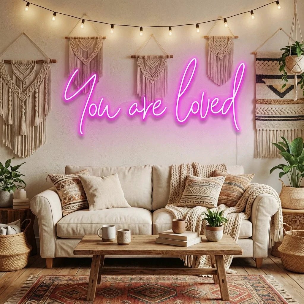 You Are Loved Led Neon Sign Light