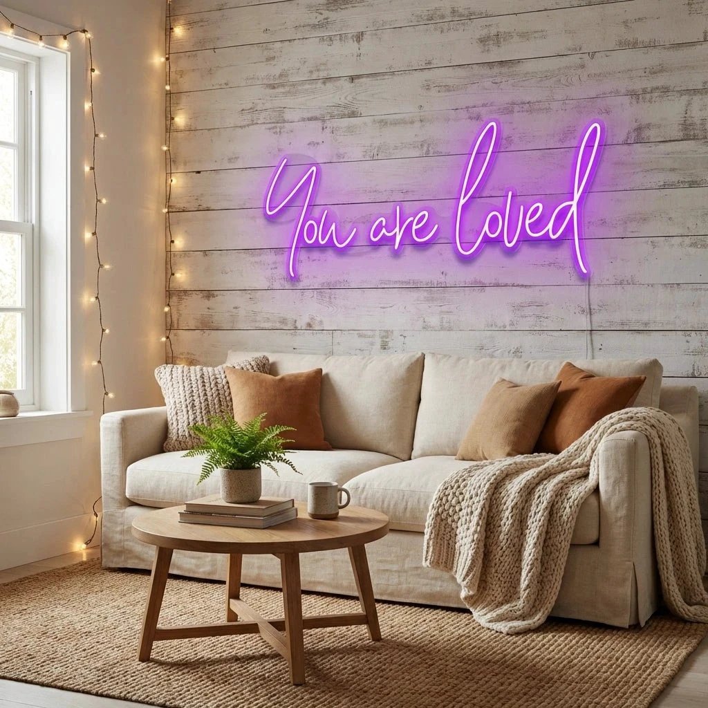 You Are Loved Led Neon Sign Light