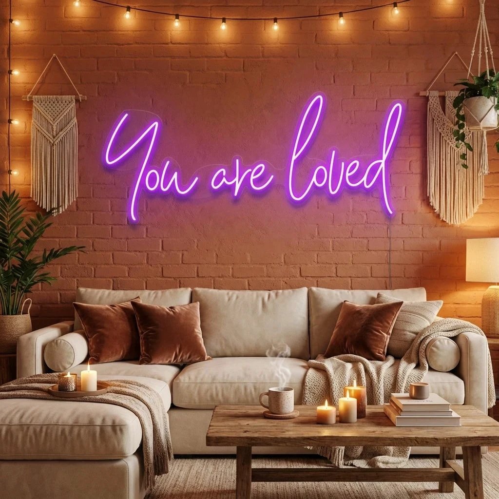 You Are Loved Led Neon Sign Light