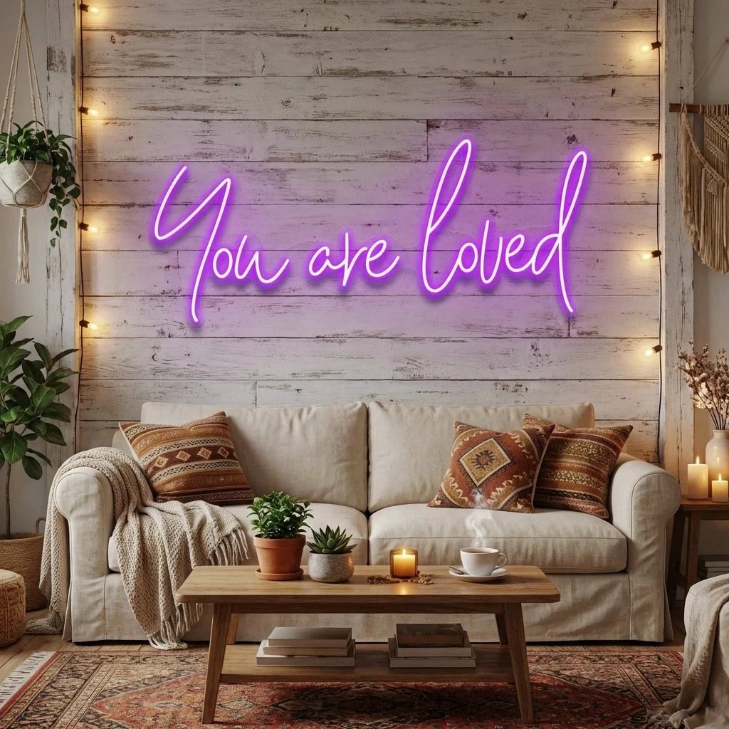 You Are Loved Led Neon Sign Light