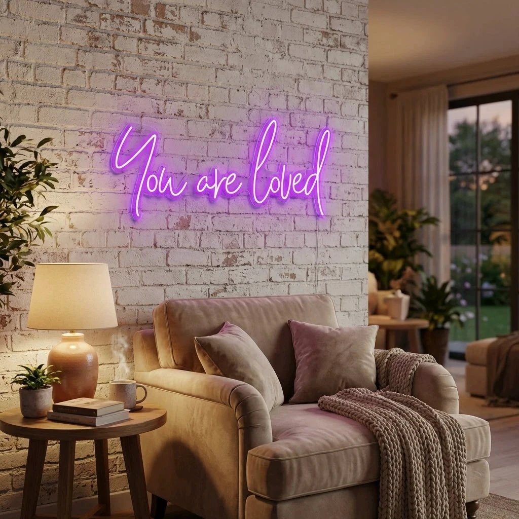 You Are Loved Led Neon Sign Light