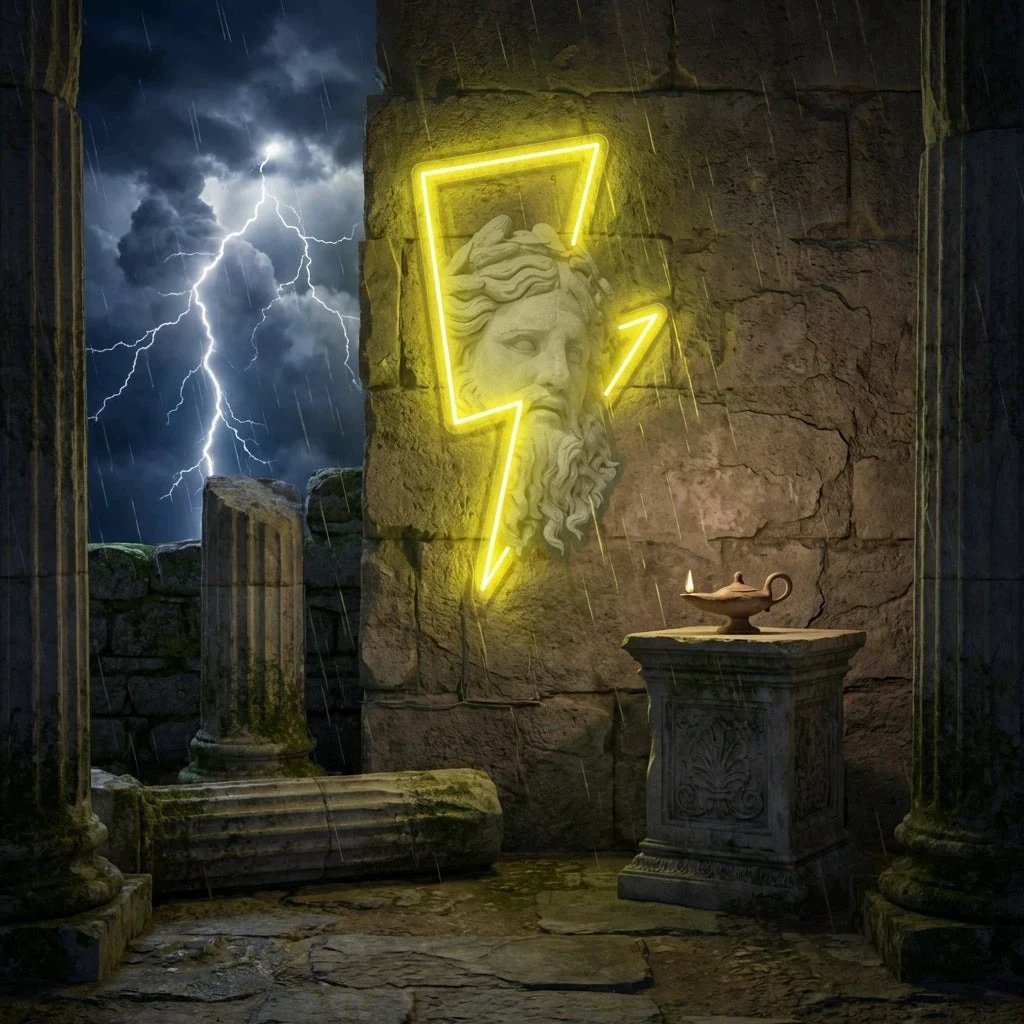 Zeus Neon Artwork Led Neon Sign Light