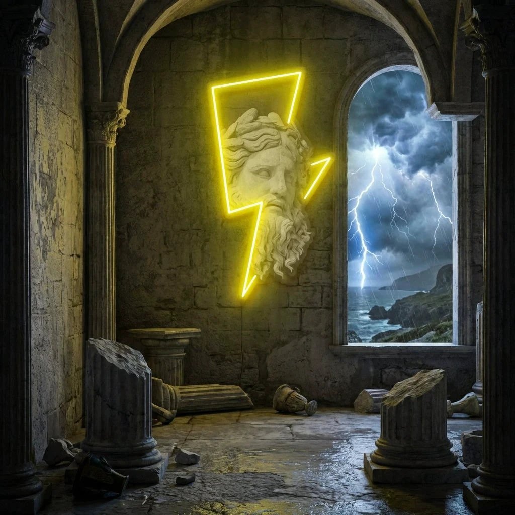 Zeus Neon Artwork Led Neon Sign Light