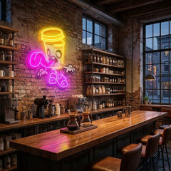 Zombie Cup Artwork Led Neon Sign Light