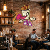 Zombie Cup Artwork Led Neon Sign Light